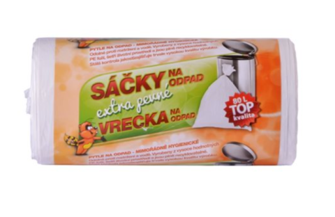 Sáček do koše 80l / 63x85cm / bílé